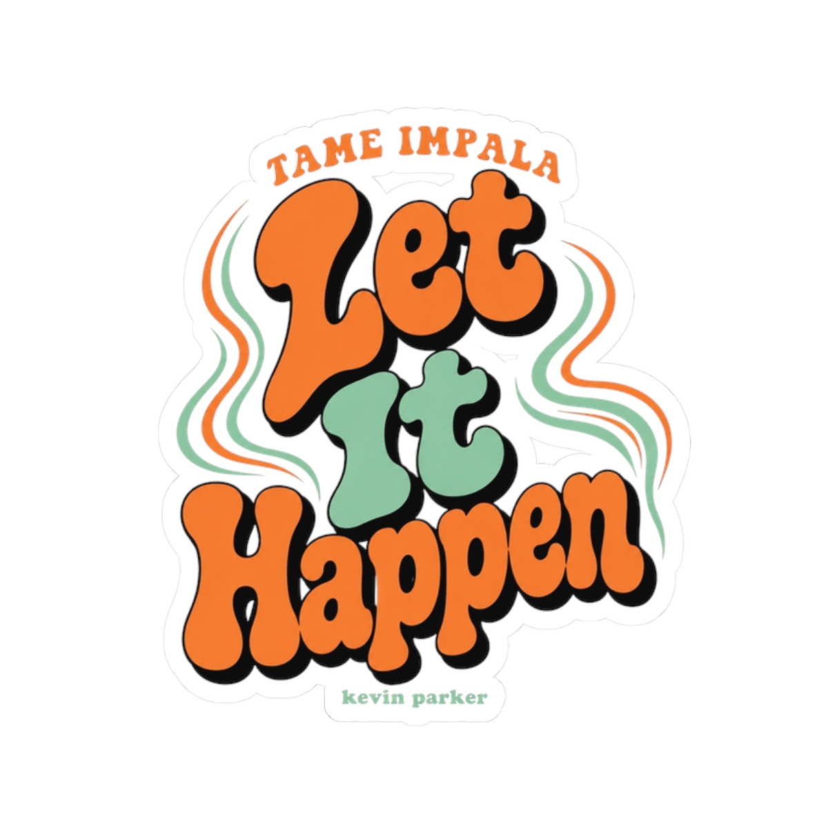 Tame Impala "Let It Happen" Sticker - Official Stickers merchandise