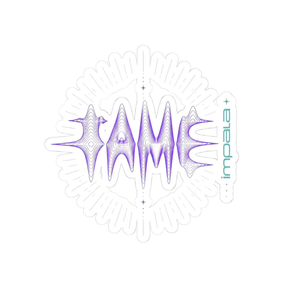 Tame Impala "IMPALA" Sticker - alternate angle 2, merchandise