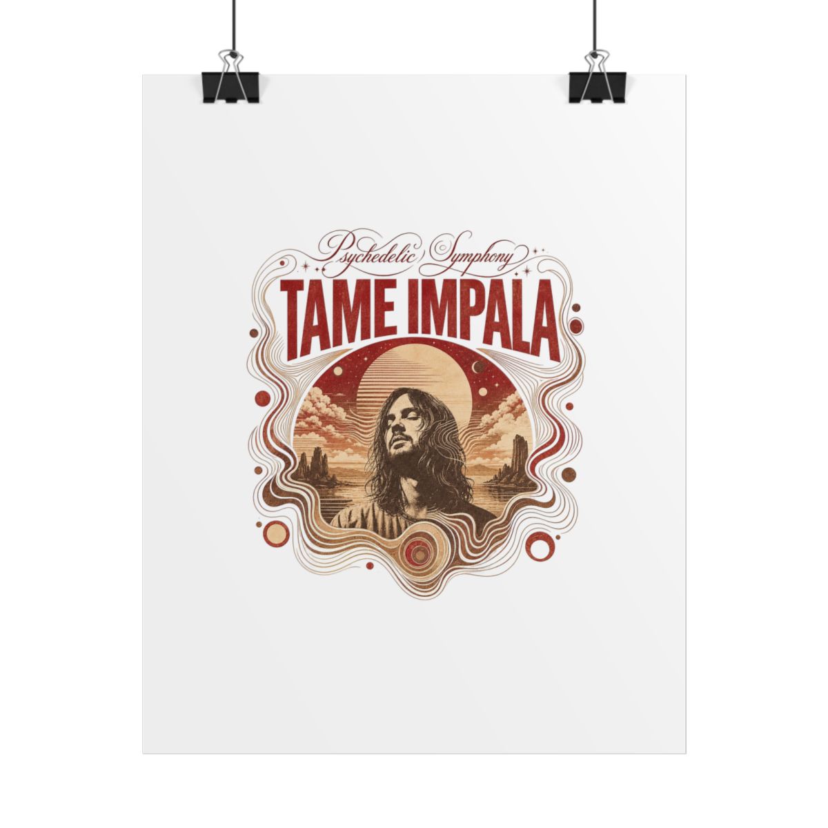 Tame Impala "Psychedelic Symphony" Poster — official Tame Impala Posters & Wall Art