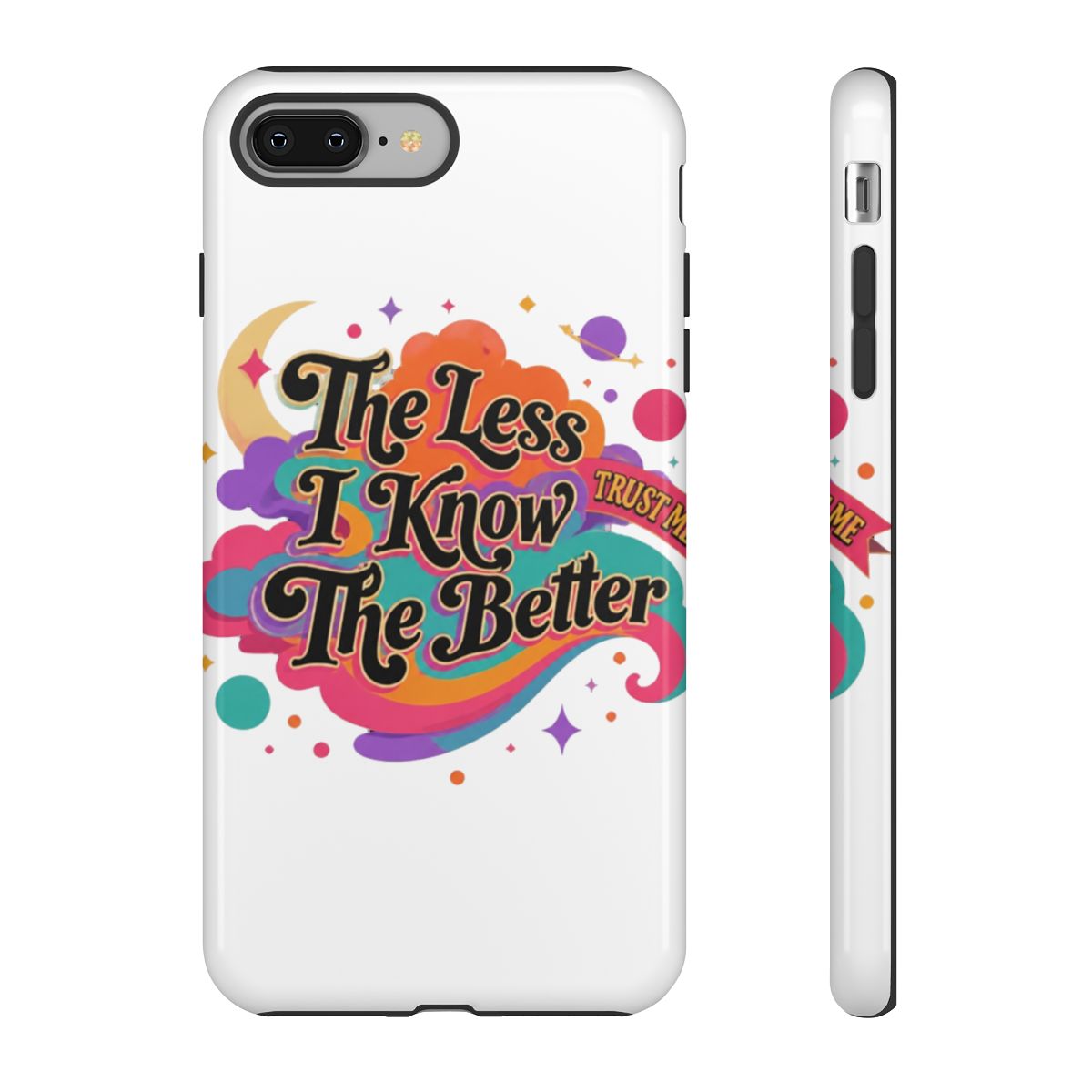 The Less I Know The Better Retro Graphic By Tame Impala Phone Case - alternate angle 2, merchandise